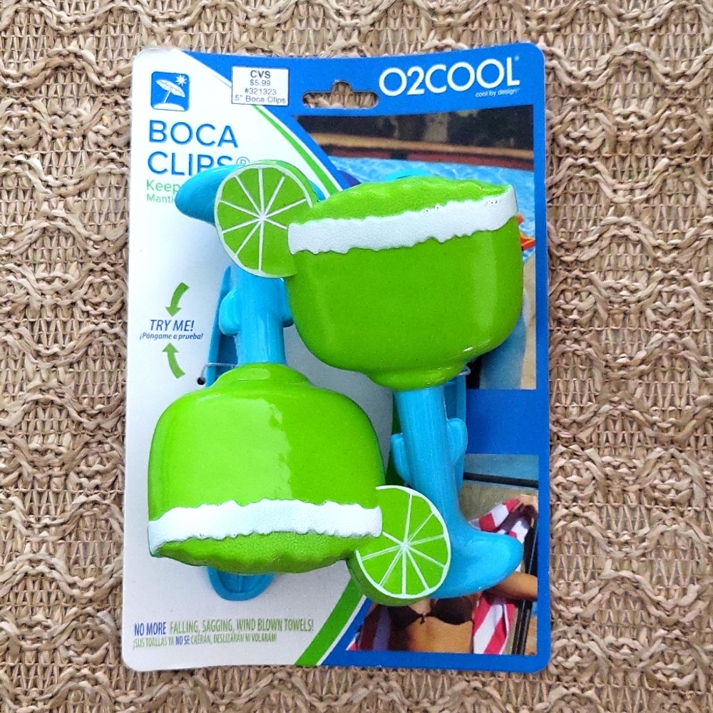 Set of 2 Margarita BOCA Towel Clips New with tags